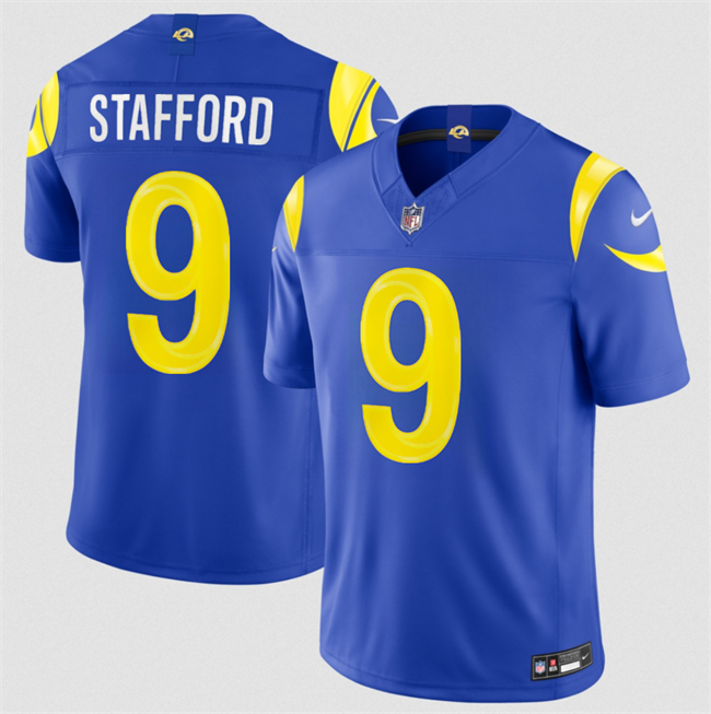 Men's Los Angeles Rams #9 Matthew Stafford Royal 2026 F.U.S.E. Vapor Limited Stitched Football Jersey